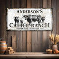 Personalized Cattle Sign by Tailored Canvases