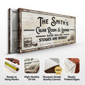 Personalized Cigar Room and Lounge Sign II by Tailored Canvases