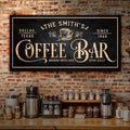 Personalized Coffee Bar Sign II by Tailored Canvases