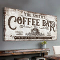 Personalized Coffee Bar Sign III by Tailored Canvases