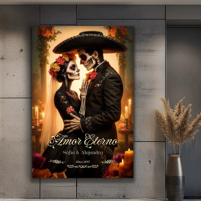 Personalized Eternal Love Halloween Sign by Tailored Canvases