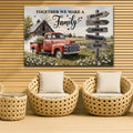 Personalized Family Farmhouse Old Truck Wall Art by Tailored Canvases