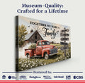 Personalized Family Farmhouse Old Truck Wall Art by Tailored Canvases