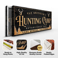 Personalized Family Hunting Camp Sign by Tailored Canvases
