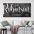Personalized Family Sign by Tailored Canvases