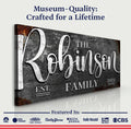 Personalized Family Sign by Tailored Canvases