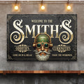 Personalized Family Steampunk Sign by Tailored Canvases