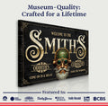 Personalized Family Steampunk Sign by Tailored Canvases