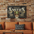 Personalized Family Steampunk Sign by Tailored Canvases