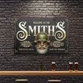 Personalized Family Steampunk Sign by Tailored Canvases