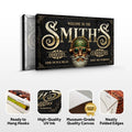 Personalized Family Steampunk Sign by Tailored Canvases