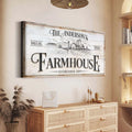 Personalized Farmhouse Sign by Tailored Canvases