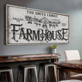 Personalized Farmhouse Sign IV by Tailored Canvases