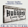 Personalized Game Room Sign IV by Tailored Canvases