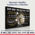 Personalized God Saw You Getting Tired Memorial Sign IV by Tailored Canvases