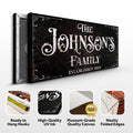 Personalized Gothic Sign by Tailored Canvases