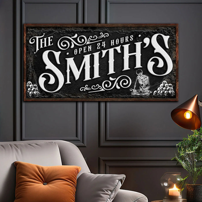 Personalized Gothic Sign II by Tailored Canvases