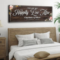 Personalized Happily Ever After Couple Sign by Tailored Canvases