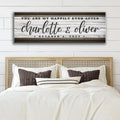 Personalized Happily Ever After Couple Sign II by Tailored Canvases