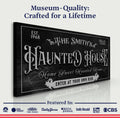 Personalized Haunted House Sign II by Tailored Canvases