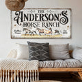 Personalized Horse Ranch Sign II by Tailored Canvases