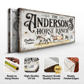 Personalized Horse Ranch Sign II by Tailored Canvases