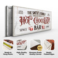 Personalized Hot Chocolate Bar Sign by Tailored Canvases