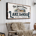 Personalized Lake House Sign by Tailored Canvases