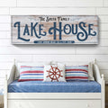 Personalized Lake House Sign III by Tailored Canvases