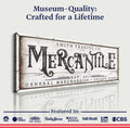 Personalized Mercantile Sign by Tailored Canvases