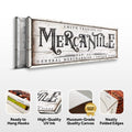 Personalized Mercantile Sign by Tailored Canvases