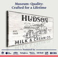 Personalized Milk & Cream Co Sign II by Tailored Canvases