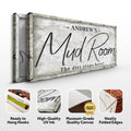 Personalized Mud Room Sign II by Tailored Canvases