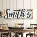 Personalized Party of Family Sign II by Tailored Canvases