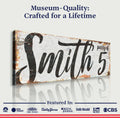Personalized Party of Family Sign II by Tailored Canvases