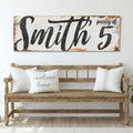 Personalized Party of Family Sign II by Tailored Canvases