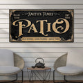 Personalized Patio Sign II by Tailored Canvases