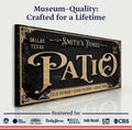 Personalized Patio Sign II by Tailored Canvases