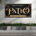Personalized Patio Sign II by Tailored Canvases
