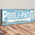 Personalized Pool And Patio Sign V by Tailored Canvases