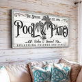 Personalized Pool & Patio Sign VI by Tailored Canvases