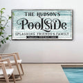 Personalized Poolside Sign by Tailored Canvases