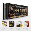 Personalized Pumpkin Farm Halloween Sign by Tailored Canvases