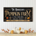 Personalized Pumpkin Farm Halloween Sign by Tailored Canvases
