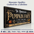 Personalized Pumpkin Farm Halloween Sign by Tailored Canvases