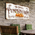 Personalized Pumpkin Farm Sign by Tailored Canvases