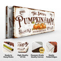 Personalized Pumpkin Farm Sign by Tailored Canvases