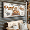 Personalized Pumpkin Patch Sign II by Tailored Canvases