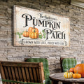 Personalized Pumpkin Patch Sign III by Tailored Canvases
