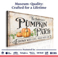 Personalized Pumpkin Patch Sign III by Tailored Canvases